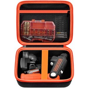 Case Compatible with BLACK+DECKER 4V/3.6V Cordless Screwdriver, Storage Bag for Electric Screwdrivers/Rechargeable Battery Drill, Small Drill Bits Set Holder, Power Tools Organizer- Only Case Included
