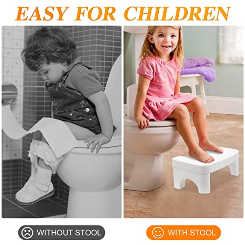 Squatting Toilet Stool, BIILM 7 Inch Toilet Potty Stool, Bathroom Poop Stool for Adults and Children | The Storepaperoomates Retail Market - Fast Affordable Shopping