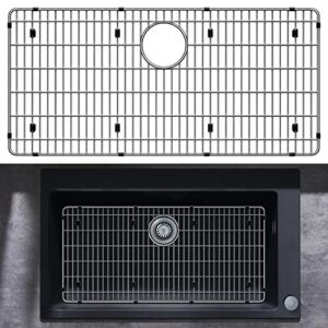 27-1/2″ x 13-1/2″ x 1-1/4″ Sink Protectors for Kitchen Sink – Sink Bottom Grid – Stainless Steel Sink Protector – Sink Grate for Bottom of Kitchen Sink – Kitchen Sink Rack