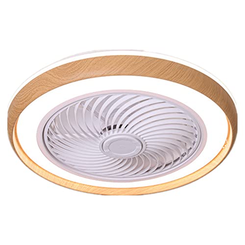 CATA-MEDICA Ultra-Quiet Enclosed Natural Wind Room Fan Smart Stepless Dimming Ceiling Fan Lighting for Indoor 3-Color Lighting Modes Acrylic Lampshade Chandelier Lighting & Ceiling Fans | The Storepaperoomates Retail Market - Fast Affordable Shopping
