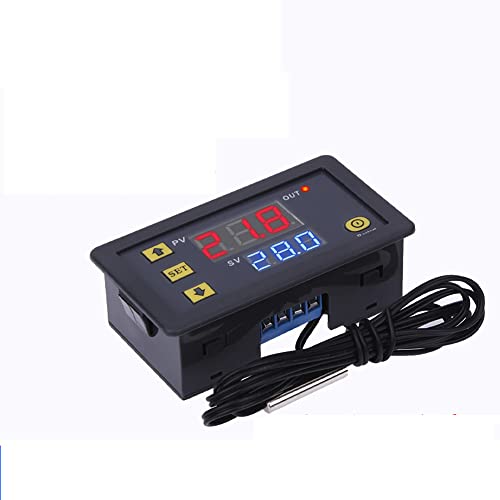 W3230 Digital LED Temperature Controller Module Digital Thermostat Switch with Waterproof Probe Programmable Heating Cooling Electronic Thermostat Range from -50℃ to 120℃ (12V 20A 240W) (2 Pieces) | The Storepaperoomates Retail Market - Fast Affordable Shopping