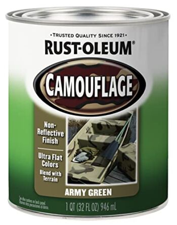 Rust-Oleum 379561 Specialty Camouflage Paint, Quart, Flat Army Green | The Storepaperoomates Retail Market - Fast Affordable Shopping