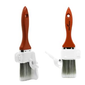 Emery Edger Two Edging Tools for Baseboard Edges, Uneven Trim – Paintbrush Not Included – Attaches to Any 2 Inch Brush – Pack of 2