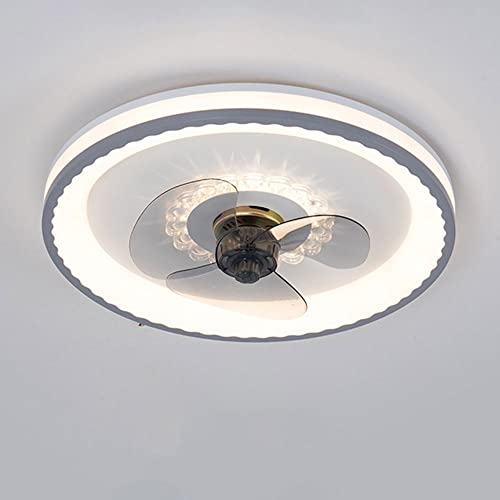 IBalody Indoor Low Profile Fan Light 36W LED Dimmable Ceiling Light with Fan 3 Speed, 2.4G Remote Ceiling Lights Fan Lighting Modern Mute Ceiling Fan with Light for Living Room Dining Room | The Storepaperoomates Retail Market - Fast Affordable Shopping