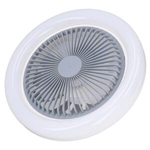 Geriop LED Chandelier Fan, Ceiling Fan Light Multifunctional Silent Small for Bedroom for Kids Room Defult default