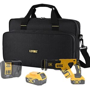 Replacement Case for DEWALT Reciprocating Saw 20V MAX XR (DCS367B/DCS387B)/D-Handle Rotary Hammer Drill (DCH133B/DCH273B)/Ryobi P519/ Milwaukee 2719-20,Carrying Bag Only