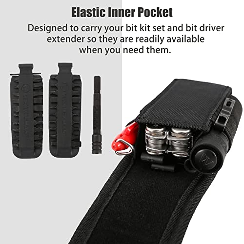Multitool Sheath,Flashlight Holster,Multitool Sheath for Belt,Belt Pouches for Men Pen/Flashlight/ Molle Knife,Multitool Pouch Knife Sheath,Leather Case Pouch,EDC Leather Belt Organizer.5 inch Long | The Storepaperoomates Retail Market - Fast Affordable Shopping