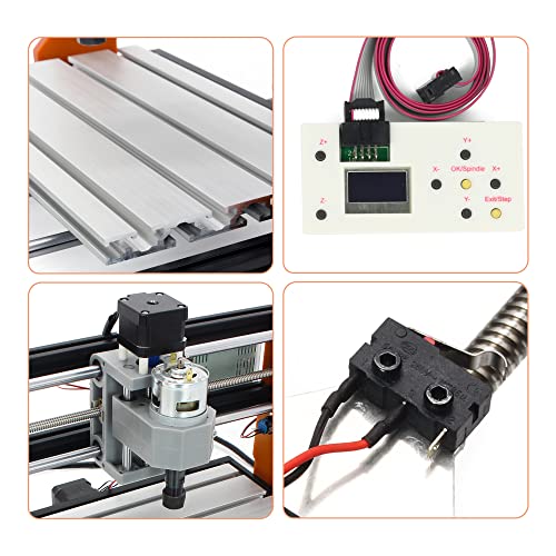 RATTMMOTOR CNC 3018 PRO Upgrade Version 3 Axis GRBL DIY Mini CNC Router Machine Kit CNC Wood Engraver Machine With Emergency Stop and X/Y/Z Axis Limit Function + CNC GRBL Offline Controller | The Storepaperoomates Retail Market - Fast Affordable Shopping