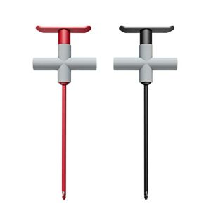 Wire Piercing Probe Clip, 2Pcs Insulation Piercing Clip Test Probe Automotive Test Cable Kit Auto Car Repairing Multimeter Testing Tool