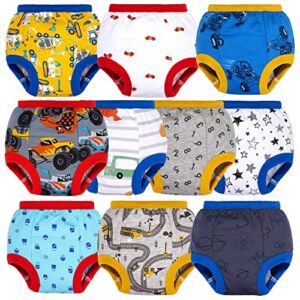 BIG ELEPHANT Toddler Potty Training Pants Baby Boys Underwear, 3T