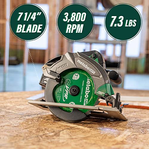 Metabo HPT 18V MultiVolt™ Cordless Circular Saw | 7-1/4-Inch Blade | Tool Only – No Battery | LED Work Light | Dust Blower | On-tool Blade Wrench | Kickback Protection | C1807DAQ4 | The Storepaperoomates Retail Market - Fast Affordable Shopping
