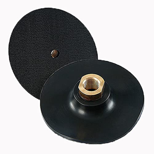 Hook and Loop Backer Pads,4 inch Hook and Loop Backing Pad for Grinder (2pcs-4″-Arbor 5/8″-11 Flexible) | The Storepaperoomates Retail Market - Fast Affordable Shopping