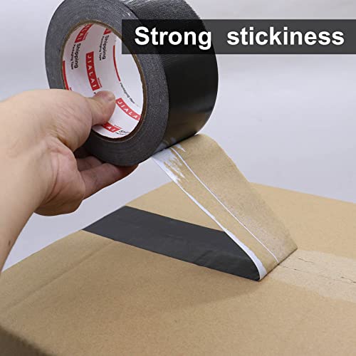 3 Pack Heavy Duty Black Duct Tape, 2 inches x 30 Yards, 8.27 mil Thickness, Strong, Flexible, No Residue, All-Weather and Tear by Hand – for Repairs, Industrial, Professional Use, JIALAI HOME | The Storepaperoomates Retail Market - Fast Affordable Shopping