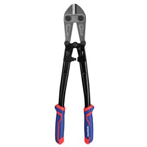 WORKPRO 18″ Bolt Cutter, Chrome Molybdenum Steel Blade, Heavy Duty Bolt Cutter with Soft Rubber Grip, Cutting Tool for Cut Chain, Wire, Screw, Rivet