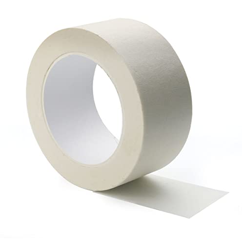 Beige White Masking Tape – 2 inch x 55yds. Wide Masking Tape for Safe Wall Painting,Office,Labeling, Edge Finishing | The Storepaperoomates Retail Market - Fast Affordable Shopping