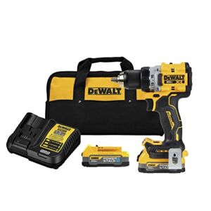 Dewalt DCD800E2 20V MAX XR Brushless Lithium-Ion 1/2 in. Cordless Drill Driver Kit with 2 Compact Batteries (2 Ah)