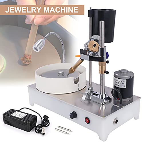 GELTTULU Faceting Machine Polisher Gem Jade Stone Rock Jewelry Angle Polisher Flat Grinder with Locator 120W 1800RPM Manipulator Milling Tools | The Storepaperoomates Retail Market - Fast Affordable Shopping