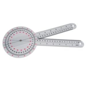 Plastic Goniometer 12 inch, 360 Degree Physical Therapy
