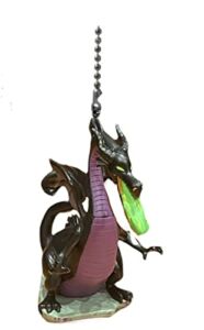 Sleeping Beauty Maleficent as Dragon Fan Lamp Light Pull PVC Figure Figurine New