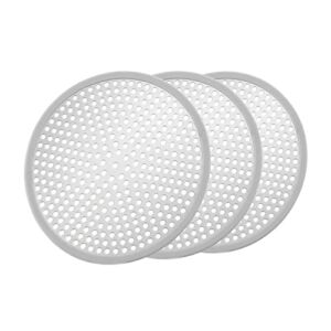 WINDALY 3 Pack of Shower Drain Hair Catcher / Cover / Strainer, Stall Drain Protector / Cover, Stainless Steel (3 Pack)