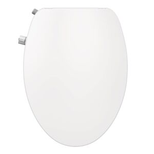 LEIVI Non-Electric Bidet Toilet Seat, Self-Cleaning Dual Nozzle System, Adjustable Spray Pressure and Position, Quiet-Close Lid, Easy Installation, Elongated