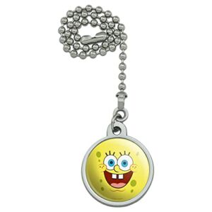 GRAPHICS & MORE Spongebob Goofy Smile Face Ceiling Fan and Light Pull Chain