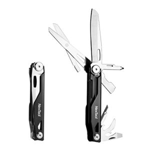 NexTool One Hand Accessible Pocket Knife Multitool, Folding Multitool Knife with Big Sissors, Glass Breaker, Can Opener, Pocket Tool Knife with Safety Locking for Camping/Emergencies/Backpacking/EDC
