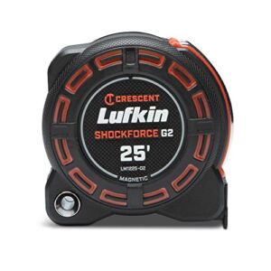LUFKIN – Gen 2 Shockforce Tape Measure,25′,Mag (LM1225-02)
