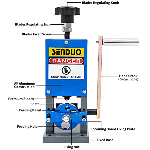 SENDUO Upgraded Manual Wire Stripper Machine 0.06-1.57in,Cable Stripper Machine for Drill, Wire Stripper Tool With Hand Crank Portable,Wire Stripping Machine For Scrap Copper Recycling | The Storepaperoomates Retail Market - Fast Affordable Shopping