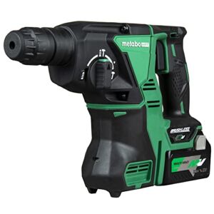 Metabo HPT 36V MultiVolt™ Cordless Rotary Hammer Drill Kit | SDS Plus | 1-1/8-Inch | Reactive Force Control | 3 Modes | Optional AC Adapter | DH36DPA