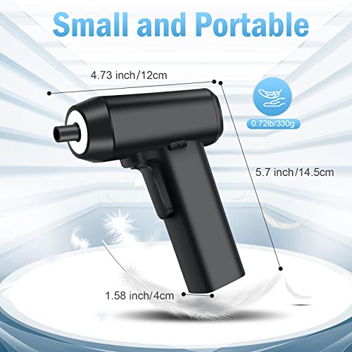 Cordless Electric Screwdriver Set – Small Automatic Black Screw Driver Kit 5 N.m Torque USB Rechargeable Power 33 in 1 3.6V Smart Battery Sundpey Screwdriver with LED Work Light for Home Improvement | The Storepaperoomates Retail Market - Fast Affordable Shopping