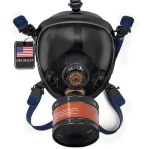 ST-100X Smoke Black Full Face Respirator