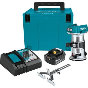 Makita XTR01M8J 18V LXT® Lithium-Ion Compact Brushless Cordless Router Starter Kit (4.0Ah) | The Storepaperoomates Retail Market - Fast Affordable Shopping