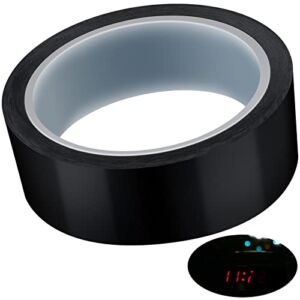 Light Blackout Stickers 1.2 Inch x 82 Feet Dimming Tape Semi Shading Blackout Tape for Lights on Electronics Adhesive Black Light Blocking Sticker LED Cover Tape for Bedroom Clocks, Appliances