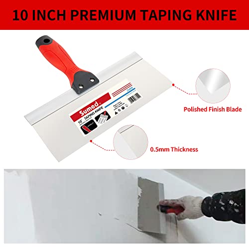 Drywall Hand Tool Kit,Stainless Steel Putty Knife Set Including Joint Knife Taping Knife Paint Scraper Mud Pan | The Storepaperoomates Retail Market - Fast Affordable Shopping