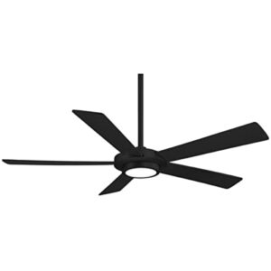 Minka-Aire F745-CL Sabot 52 Inch Ceiling Fan with Integrated LED Light Kit in Coal Finish
