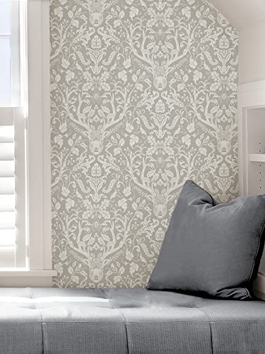 Taupe Escape to The Forest Peel & Stick Wallpaper | The Storepaperoomates Retail Market - Fast Affordable Shopping