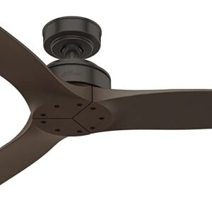 Hunter Fan 52 inch Casual Premier Bronze Indoor Ceiling Fan with 3 Blades (Renewed)