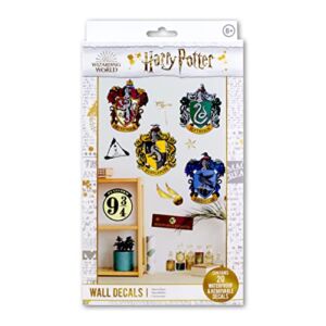 Paladone Harry Potter Wall Decals, Set of 20 Removable and Waterproof Decals