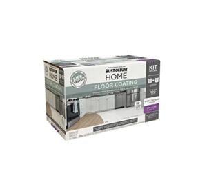Rust-Oleum 100806 Home Floor Coating Kit White 3 Piece Set
