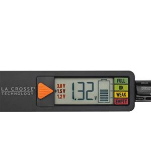 La Crosse 911-65557-INT Portable Digital Battery Tester