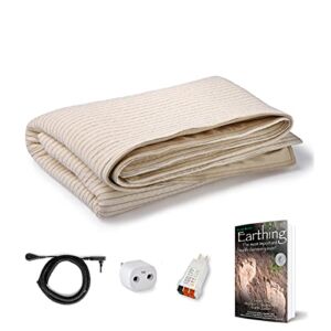 Grounding Throw Kit, grounding Blanket, grounding Sheet for earthing, Improve Sleep with Clint Ober’s Earthing Products