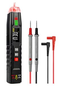 KAIWEETS Voltage Tester Non Contact Voltage Tester Circuit Tester with Test Leads, Auto Measuring Wire Tester for ACV/DCV Multifunction Electric Detector ST100