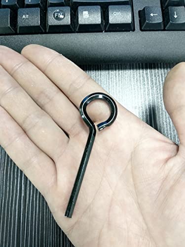 WOODGUILIN 5/32” Standard Hex Dogging Key with Full Loop, Key-Ring Style Dogging Key Set 5/32 Allen Wrench Key for Push Bar Door Panic Bars, Security Door, Hex Socket，Solid Metal-10 Pack（5/32, black） | The Storepaperoomates Retail Market - Fast Affordable Shopping