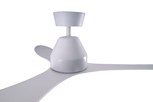 Lucci Air Whitehaven 56-inch 3-blade DC Smart WiFi Controlled Indoor/Outdoor White Ceiling Fan | The Storepaperoomates Retail Market - Fast Affordable Shopping
