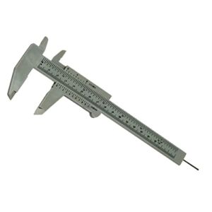 Superjiuex Portable 6 Inch 150mm Plastic Ruler Sliding Gauge Vernier Caliper Jewelry Measuring Accurately Measuring Tools