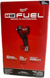 Milwaukee FUEL 2854-20 3/8 Brushless Cordless Impact Wrench Volt (Bare Tool Only), Red