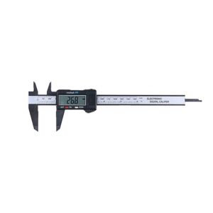 Tatoonly Superjiuex Carbon Fiber Composites LCD Digital Caliper 0-150mm Gauge Micrometer Measuring Tool Caliper Ruler with Inch to MM Conversion