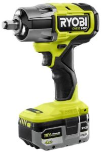 RYOBI P262K1 ONE+ HP 18V Brushless Cordless 4-Mode 1/2 in. Impact Wrench Kit w/ 4.0 Ah HIGH PERFORMANCE Lithium-Ion Battery & Charger