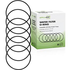 AppliaFit O-Rings Compatible with Pentek 151122 for Big Blue Water Filters and More (6-Pack)